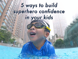 Using Swimming to Build Superhero Confidence in Your Child